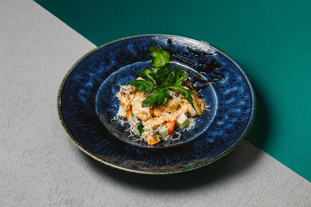 Дары моря в устричном соусе