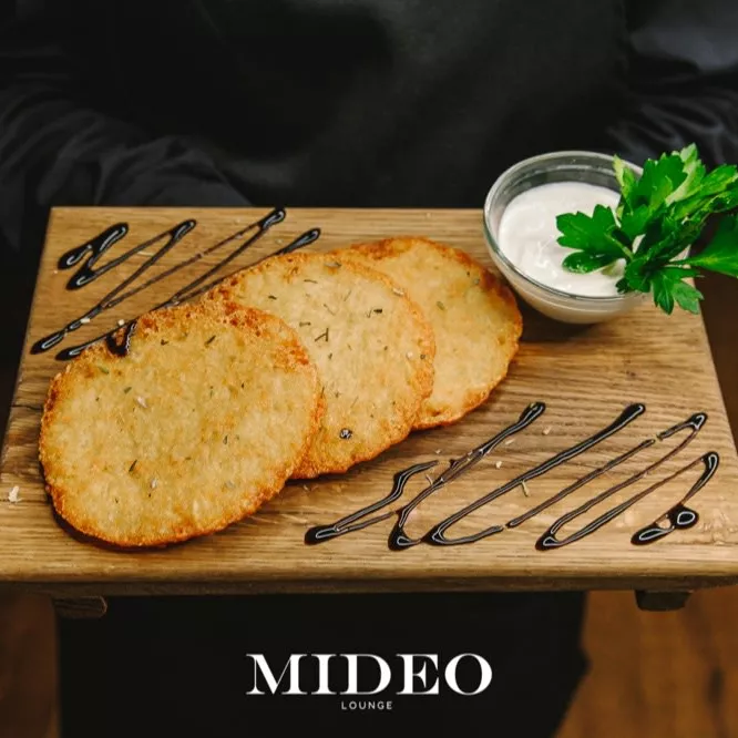 Драники со сметаной