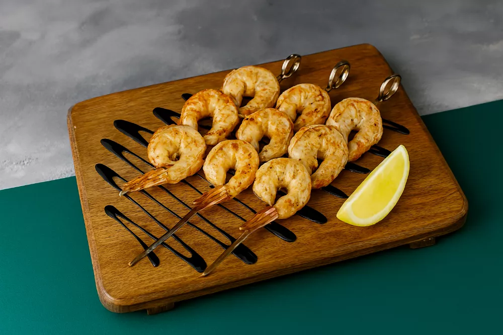 Королевские креветки гриль