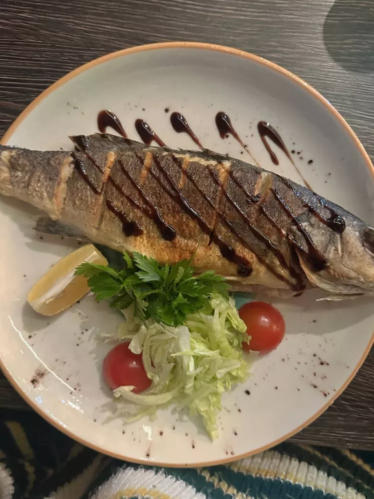 Сибас на гриле